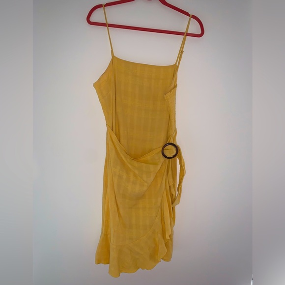 yellow dress pick up today Ruffle Shift Dress-Summer Yellow – Jolie Vaughan Boutique main image 0